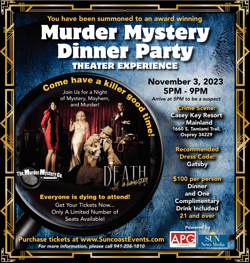 SOLD OUT! 2023 Murder Mystery Weekend