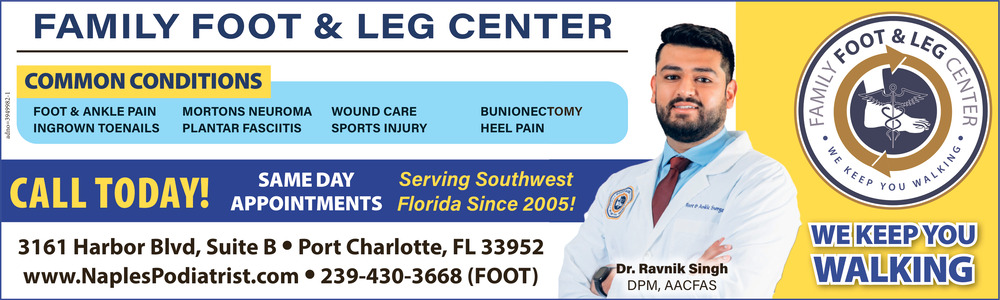 Foot & Ankle Pain, Family Foot & Leg Center, Naples, FL