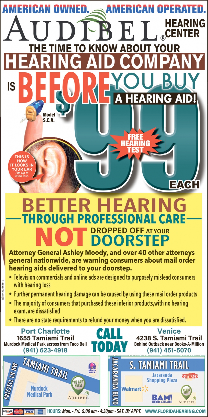 Hearing Aid Company, Audibel Hearing Center Port Charlotte / Venice