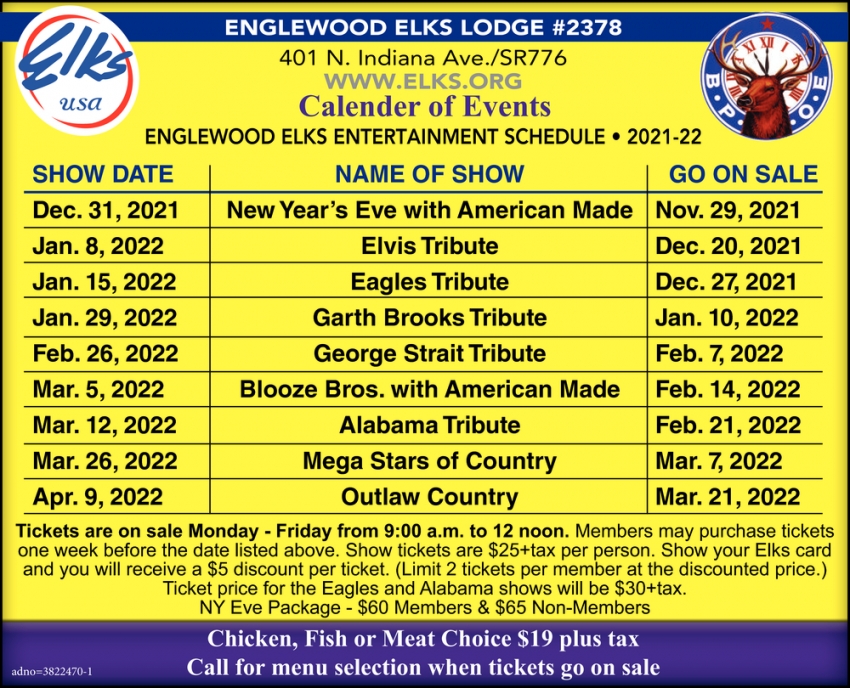 Elks Lodge Calendar 2024 Heddi Tanhya