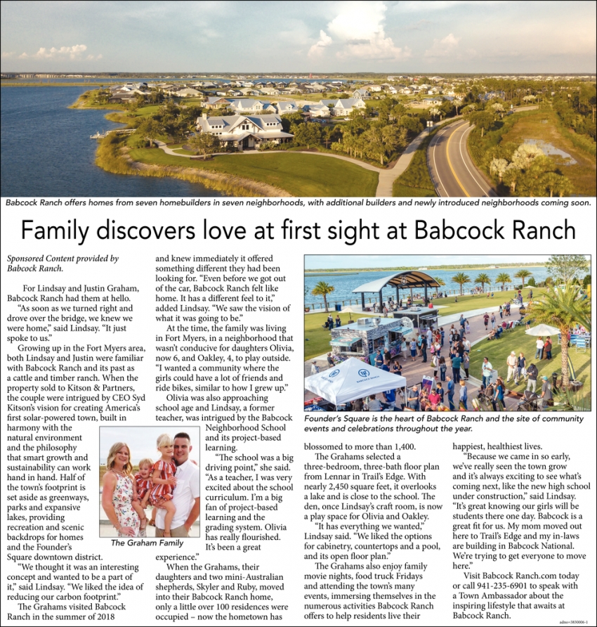 Family Discovers Love at First Sight at Babcock Ranch