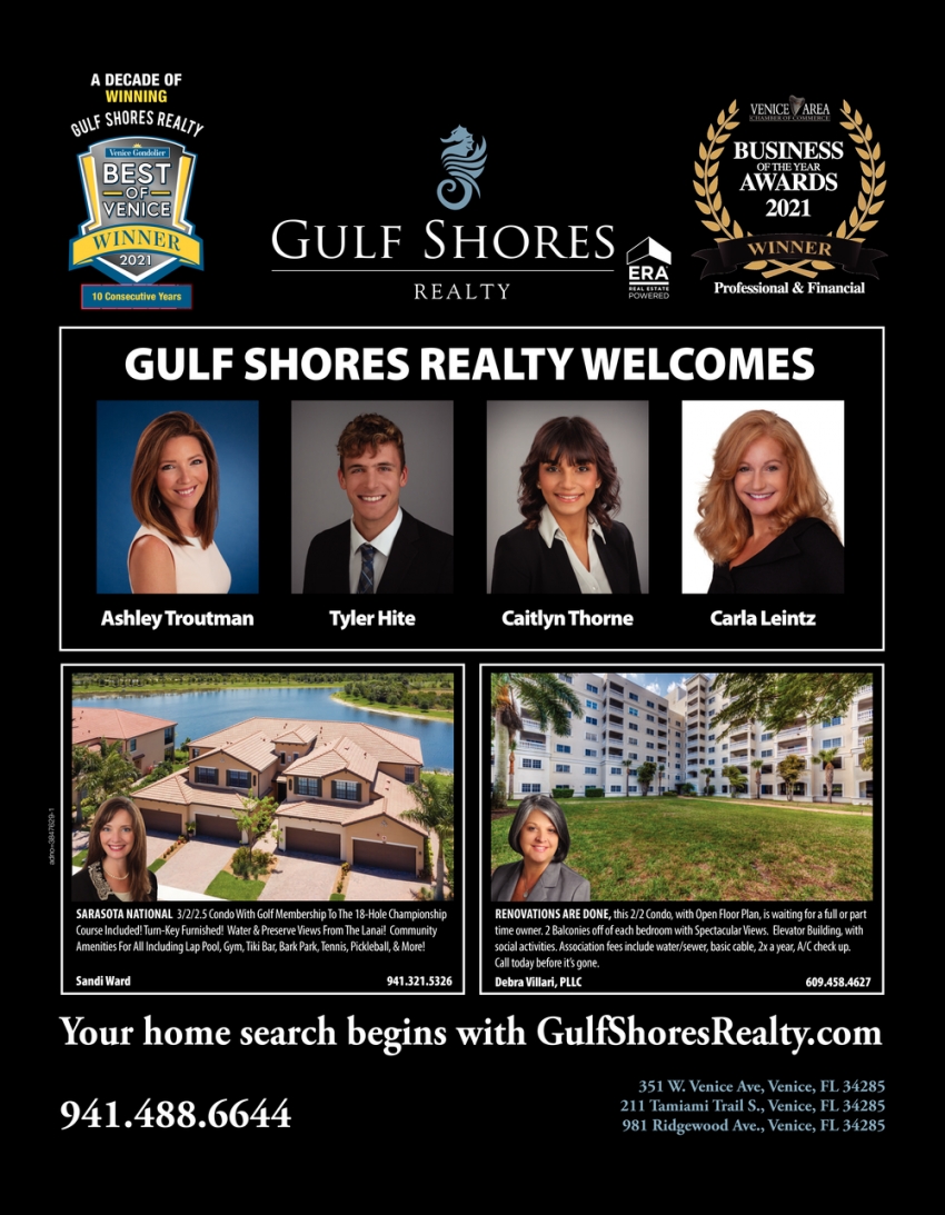 Gulf Shores Realty Welcomes