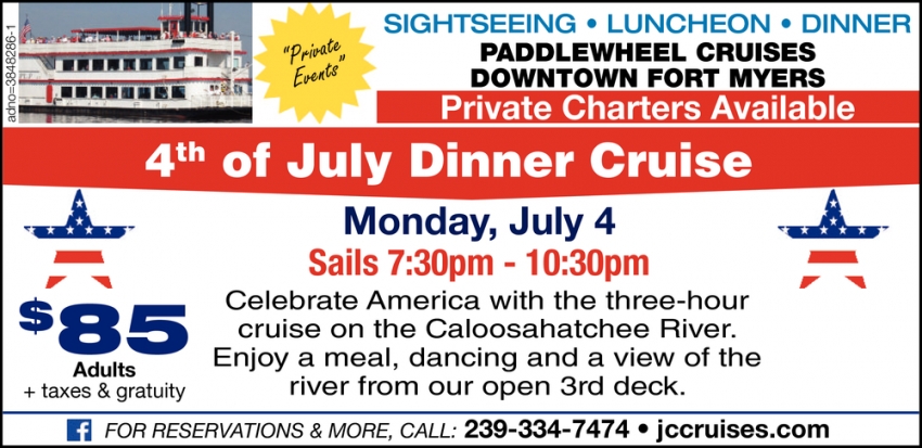4th of July Dinner Cruise