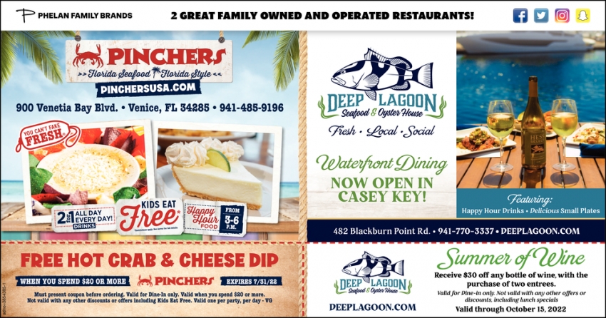2 Great Family Owned and Operated Restaurants
