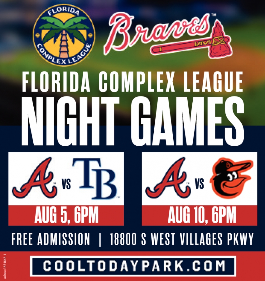Florida Complex League Night Games