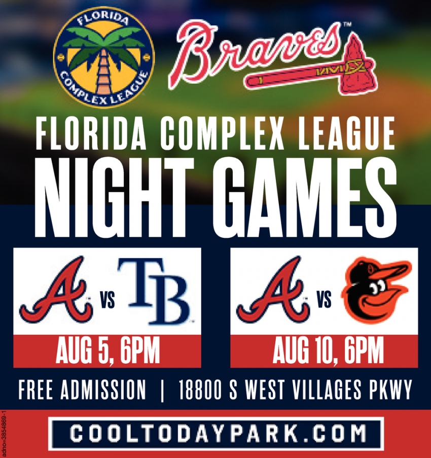 Florida Complex League Night Games