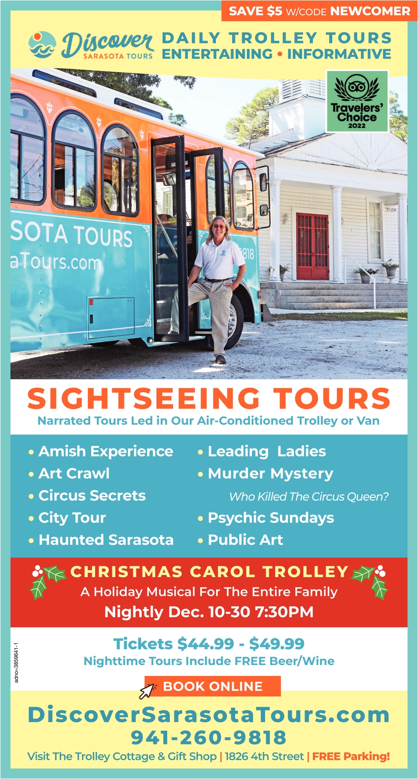Daily Trolley Tours