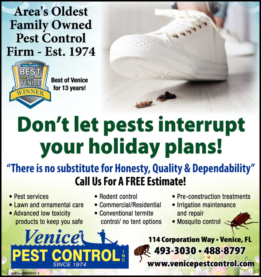 Don't Let Pests Interrupt Your Holiday Plans