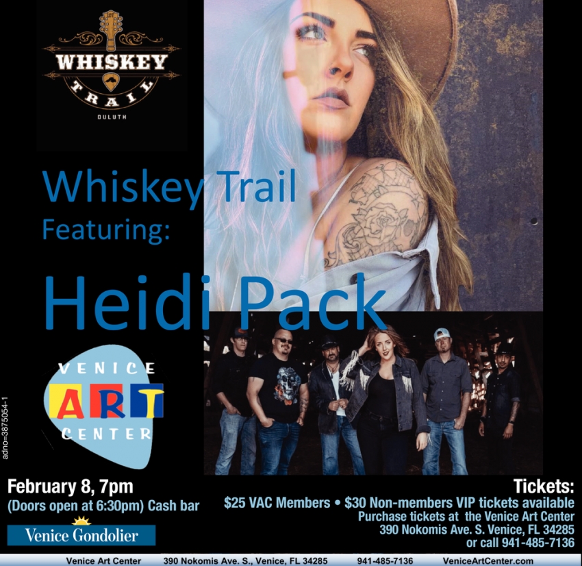 Whiskey Trail Featuring: Heidi Pack