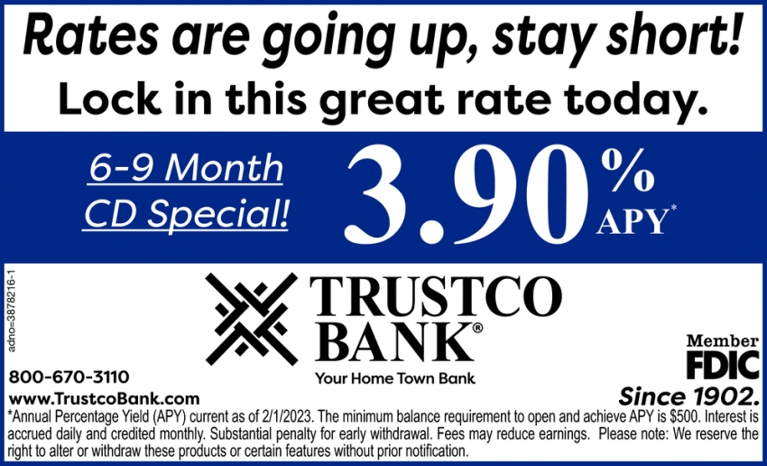 Rates Are Going Up, Stay Short!