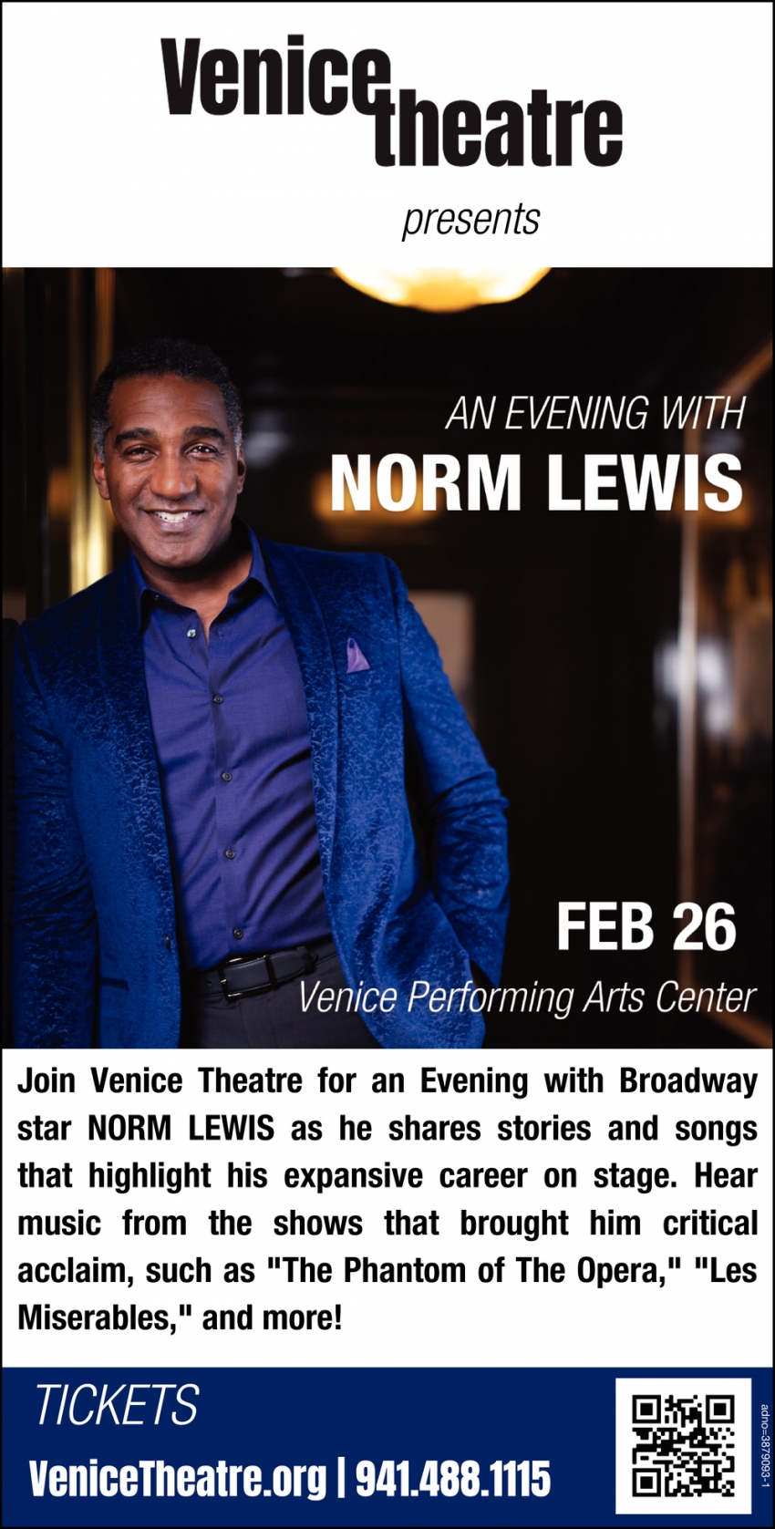 An Evening With Norm Lewis