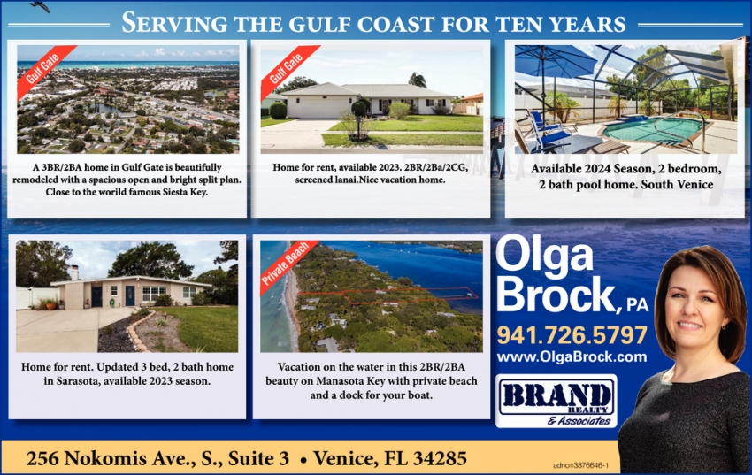 Serving The Gulf Coast For Ten Years
