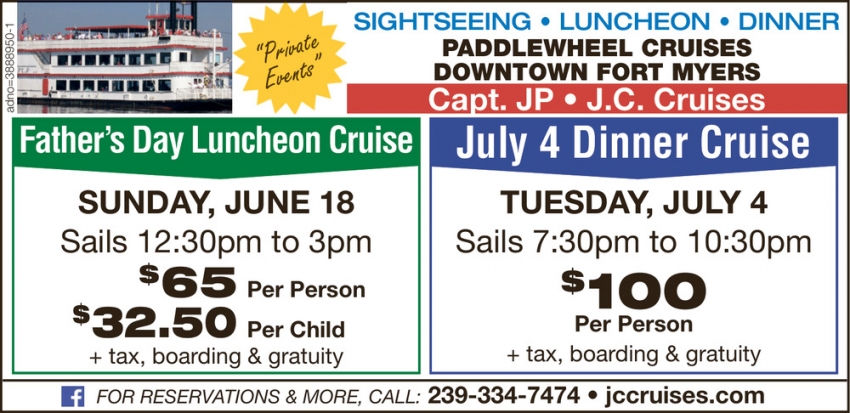 Father's Day Luncheon Cruise