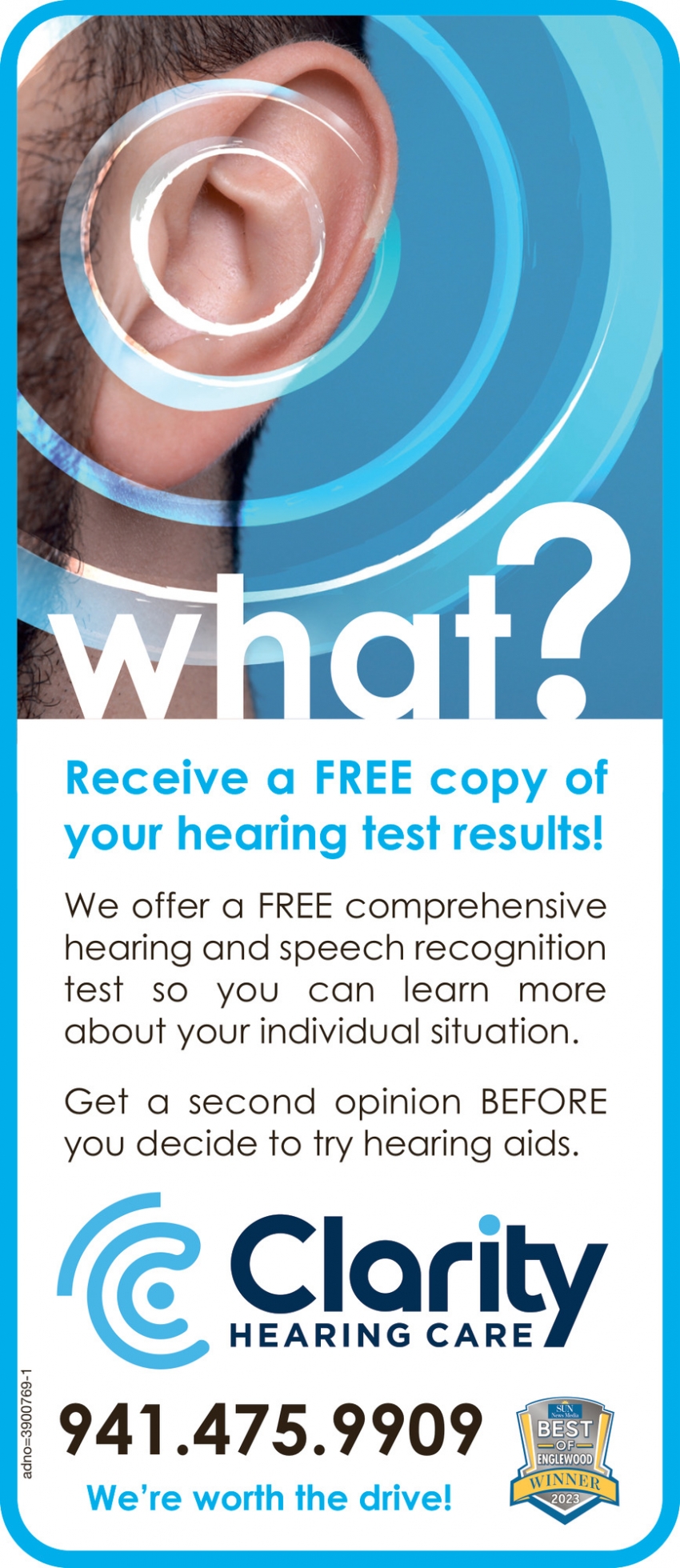Receive a Free Copy of Your Hearing Test Results!
