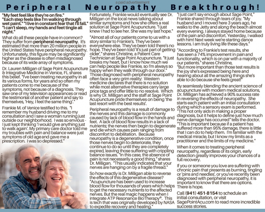 Peripheral Neuropathy Breakthrough!