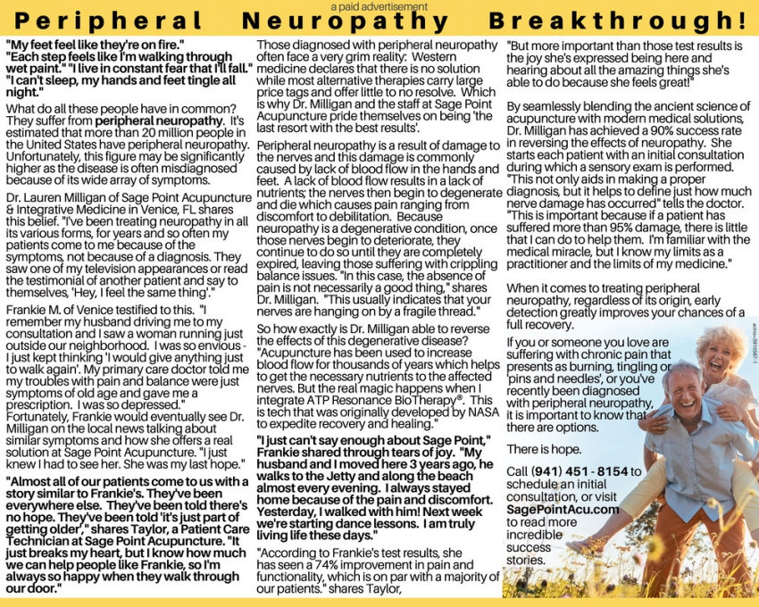 Peripheral Neuropathy Breakhrough!