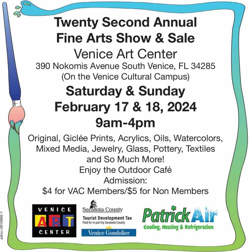 Twenty Second Annual Fine Arts Show & Sale