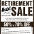 Retirement Sale