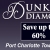 Save up To 60%