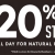 20% OFF Storewide