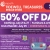Christmas in July Sale 50% Off