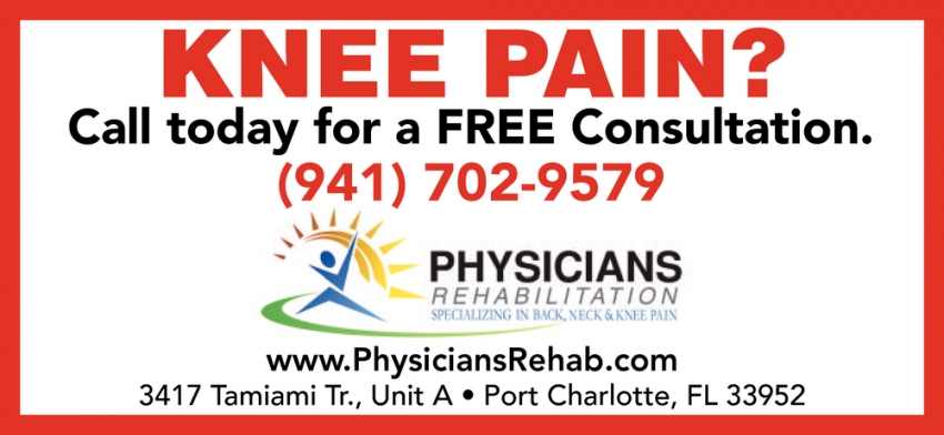 Knee Pain? Call Today for a Free Consultation