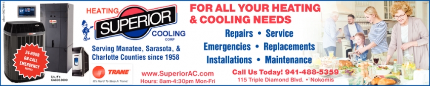 For All Your Heating & Cooling Needs