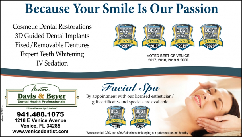 Cosmetic, Implant, Preventative & Sedation Dentistry