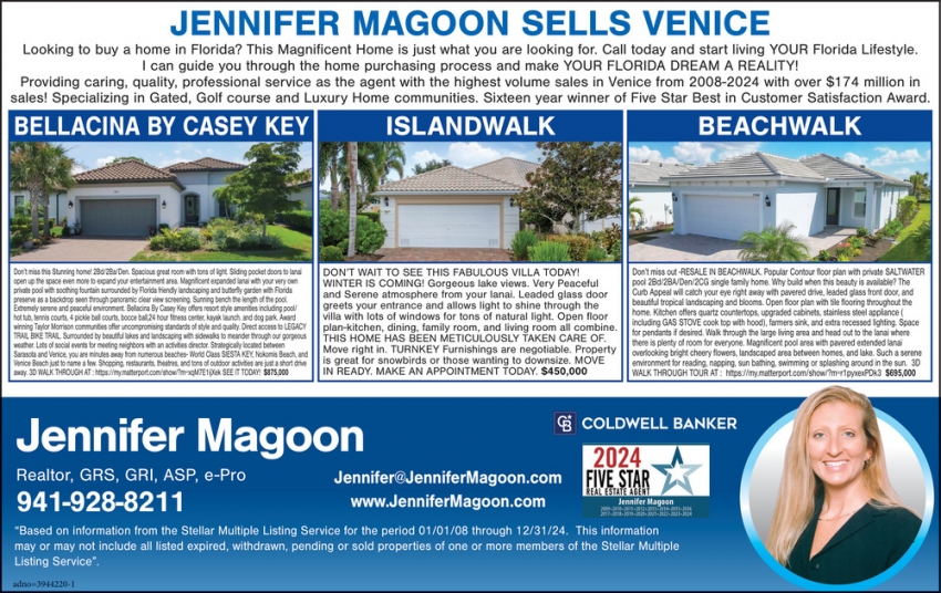 Jennifer Magoon - Coldwell Banker Realty