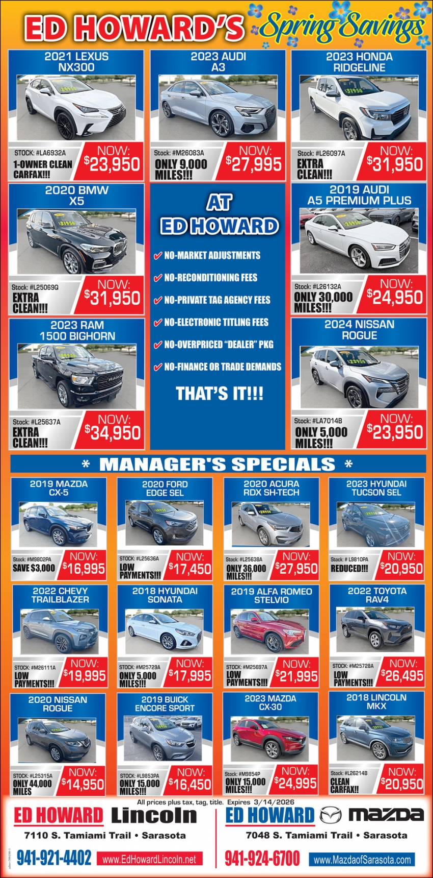 Ed Howard Lincon & Mazda