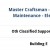 Master Craftsman - Building Maintenance - Electrical