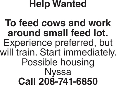 Help Wanted