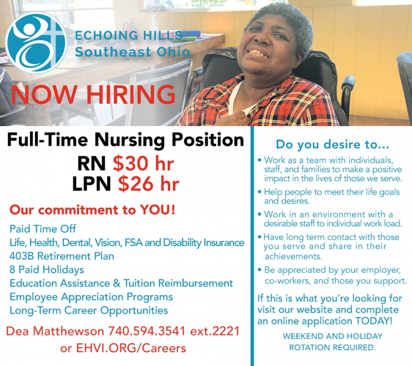 Full Time Nursing Position
