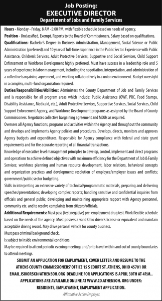 Athens County Commissioner's Office