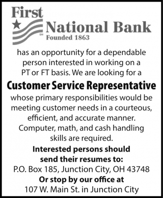 First National Bank