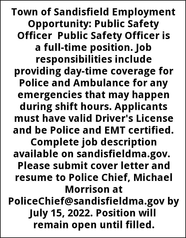 Public Safety Officer