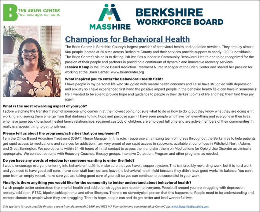 Champions For Behavioral Health
