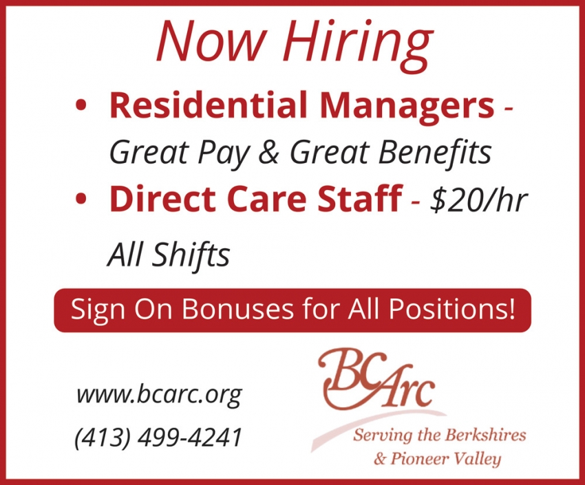 Residential Managers - Direct Care Staff