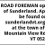 Road Foreman