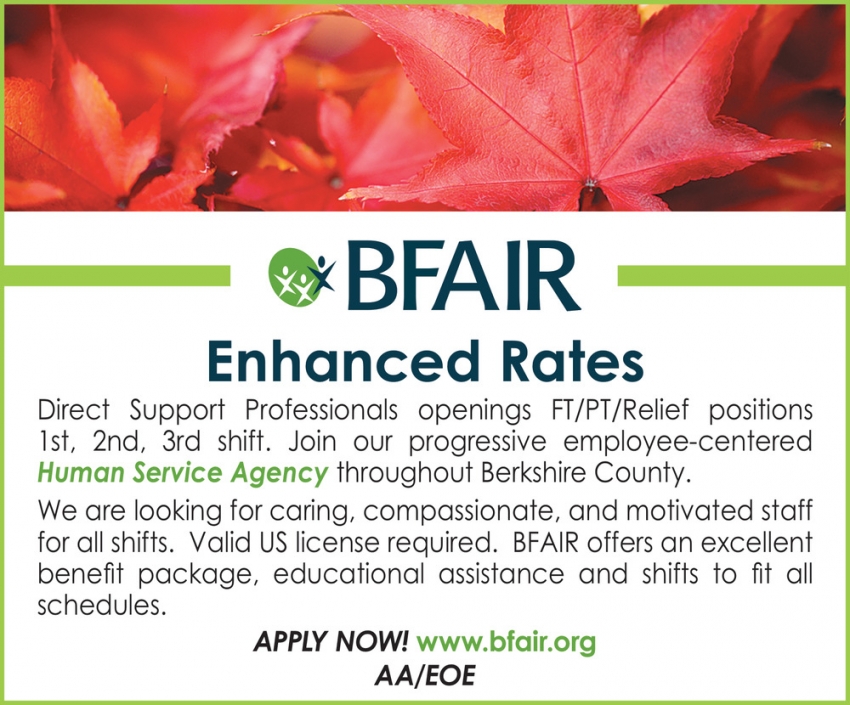 BFAIR - Berkshire Family & Individual Resources