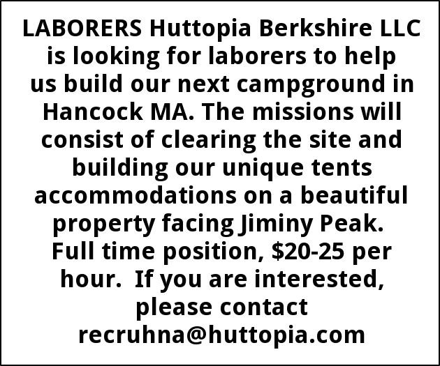 Huttopia Berkshire LLC