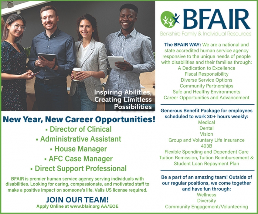 BFAIR - Berkshire Family & Individual Resources