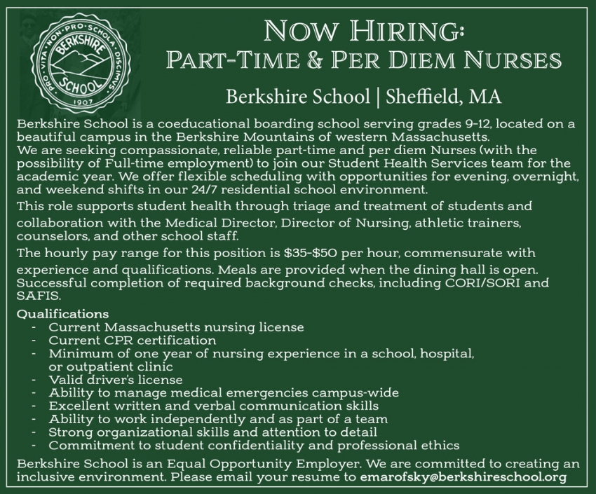 The Berkshire School, Inc.