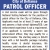 Patrol Officer