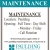Maintenance