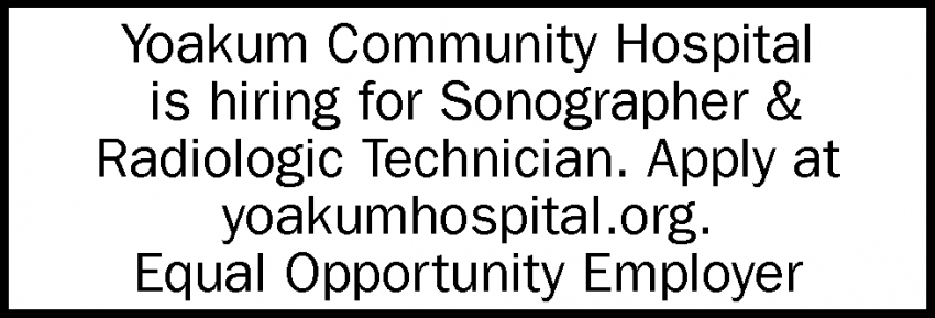 Sonographer - Radiologic Technician