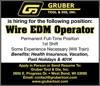 Wire EDM Operator