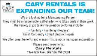Cary Rentals
