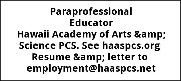 Paraprofessional Educator