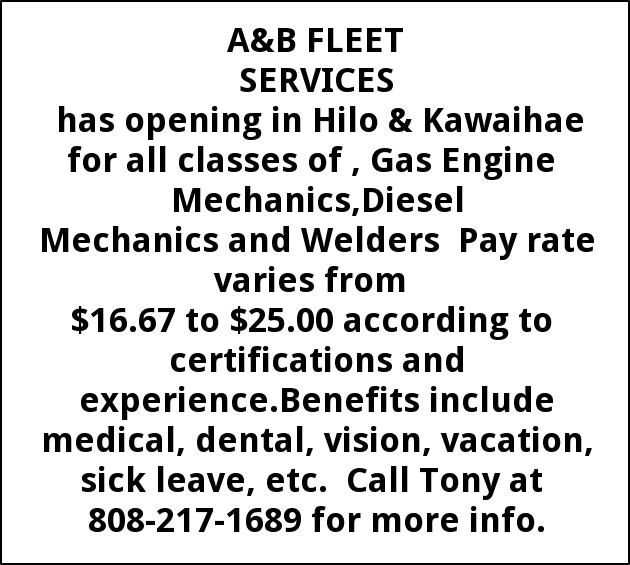 Opening For All Classes Of Mechanics